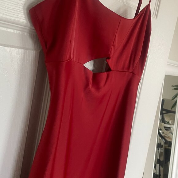 NWT Banana Republic Satin Cutout Midi Slip Dress - Picture 7 of 9